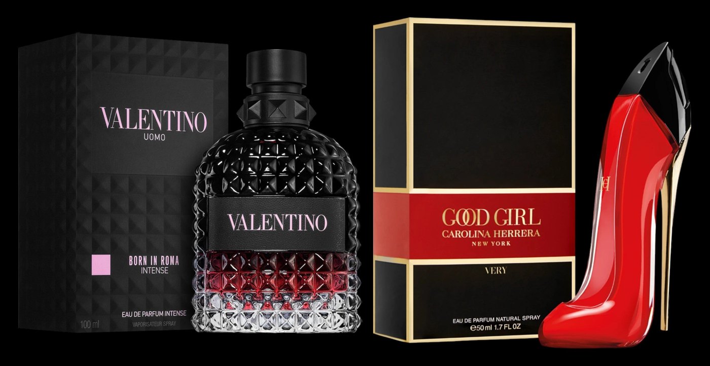 Perfumes sellados en su caja