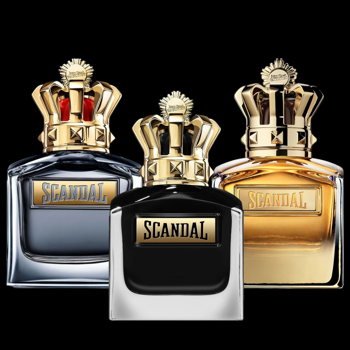 Combo El Escandaloso: 3 decants de Scandal Pour Homme de Jean Paul Gaultier