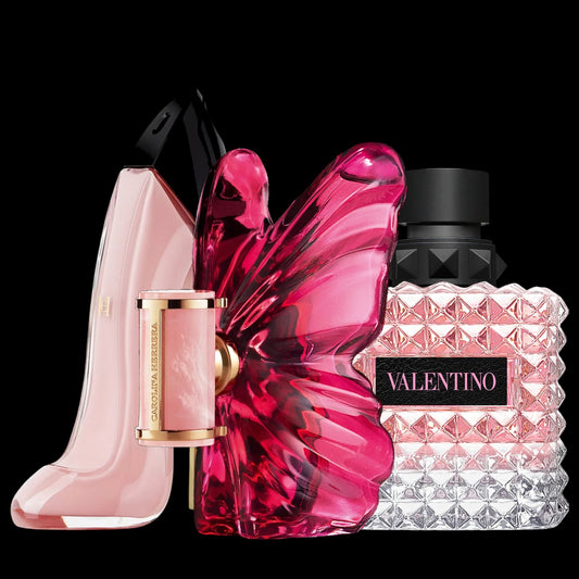 Combo Las Favoritas: decants de La Bomba, Good Girl Blush y Donna Born in Roma