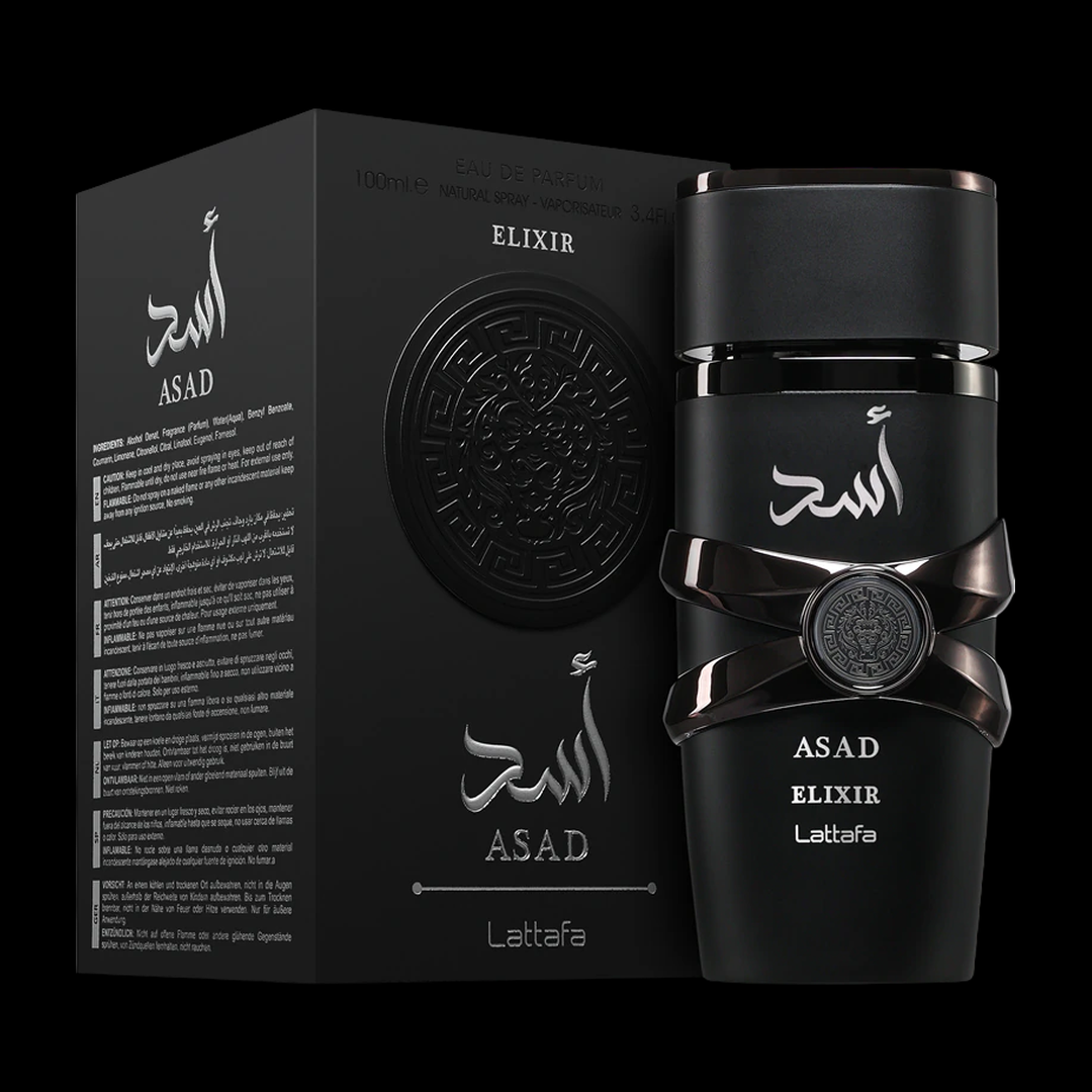Lattafa Asad Elixir 100ml sellado con caja - Eterno Perfumes Costa Rica